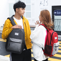 Ai Ben backpack college students computer backpack fashion trend junior high school students schoolbag college style travel bag