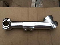 28 6×25 4mm aluminum alloy telescopic handle vertical double car 28 6 fork 25 4 handlebar polished silver