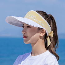 Empty sun hat ladies summer sunshade sun protection big line hat cycling Korean version of fashion wild duck tongue sun hat