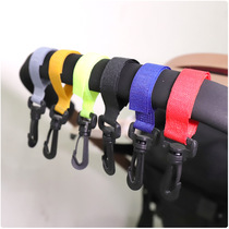 High quality baby stroller 360 degree hook webbing velcro hook Mommy bag stroller hook accessories