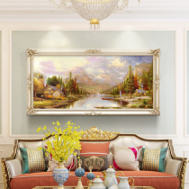 Fuyun Room Lucky Feng Shui Meaning Good Painting European Landscape Living Room Decorative Painting Hanging Painting Restaurant Mural Brief European Oil Painting