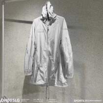 (Official direct mail) SMFK 3M reflective silver gray invisible windbreaker wind coat for men and women Shunfeng