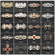 Metal buckles buckle buckles costume Hanfu cheongsam female buckles retro button buttons Joker button decorative buckles