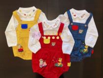 Day Department Good Things Fall New Men and Women Children Baby cute Little Bear Embroidered Back With Pants Field Chicken Pants