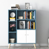 Simple European bookshelf Landing home simple shelf bookcase modern student bookcase small bookshelf office cabinet