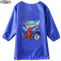 Kitchen baby painting apron coat waist toddler child waterproof increase Korean girl middle child with sleeve