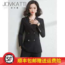 High-end fried street suit suit female 2021 new small man shows high temperament fashion sales department professional wear tooling