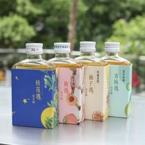 Painted Jing Yue wine peach wine sweet osmanthus wine grapefruit wine green plum wine 100ml * 4 bottles of mixed gift bags Nanjing Pioneer