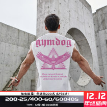 GYMDOG Jim Doug Tide Tide Brand Eagle Print Sports Vest Men Summer Fitness Training Sleeveless T-shirt Clothes