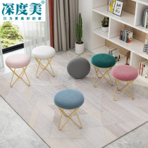 Nordic Light Lavish Makeup Stool Cute Princess Teen Girl Guest Bedroom Dresden Terrace Net Red Ins Chair Beauty stool