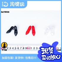 Spot TYM136 1 6 1 12 female high heels Snow White crystal shoes female soldiers accessories