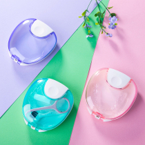 Orthodontic braces holder containing box invisible braces box carrying cute aligner false tooth box portable