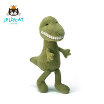 jELLYCAT British smile big tooth tyrant dragon plush to appease doll doll dinosaur toys