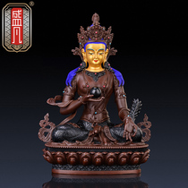 Shengfan King Buddha statue brass Tibetan tantric painting face Gizang King Bodhisattva ornaments for Buddhist supplies