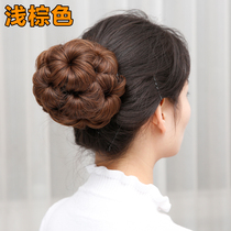 Japanese and Korean version of the plate hair hair accessories Womens plate hair device meatball head wig bag hair band Hair curl ring French curl treasure