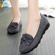 Big Code Women Shoes Mom Shoes 42 yards Summer middle aged Old Beijing Bushoe women casual Soft bottom net face sandals