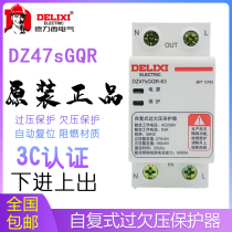 Delixi DZ47sGQR self-compound over-Undervoltage protector 220V automatic reset 40A63A down in and out