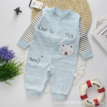 New cotton baby jumpsuit newborn 0-3 months romper 1 year old baby romper spring and autumn baby clothes