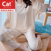 Cotton pajamas female spring and autumn thin casual long sleeve fresh fairy sweet Daisy Daisy home students two-piece set