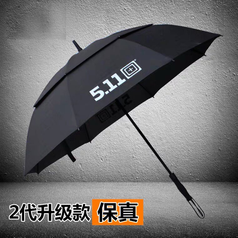 American 5.11 oversized double decker weatherproof umbrella 2nd generation 511 umbrella outdoor umbrella long handle umbrella double business umbrella