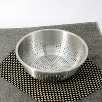 Household 304 stainless steel washing basin German quality washing basin thickened drain basin drain basin 24 26 28 30cm