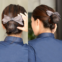 Head flower fashion professional hair net pocket new stewardess nurse work hairpin hotel temperament hair accessories hair net pocket net flower