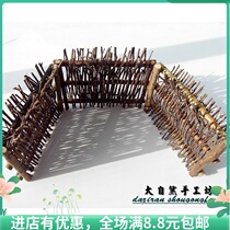 Dry branches Birch branches Creative handmade wooden fence wooden fence Pastoral retro style Taobao shop shooting props