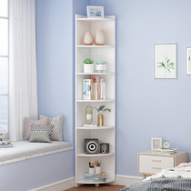 Corner cabinet home bedroom wall corner shelf living room corner small triangle side cabinet simple corner storage cabinet