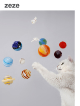 zeze starry sky planet toy ball cat toy kitty teasing cat with biting cat mint ball cat cat toy suit