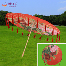 Hanfu costume photography props fairy catwalk style COS photo influencer live streaming tassel oil cloth dance umbrella