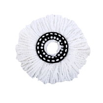 Shangqi rotary mop head mop head white cotton line mop head replacement cotton head