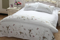 2021 Four-piece bed hats long staple cotton bedding luxury cotton 100 cotton quilt hotel Pink Blue