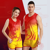 Customized basketball suit suit suit male adult childrens competition team uniform group purchase Jersey printing number student class uniform dragon boat suit