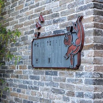 Tourist attractions Large-scale guide card Custom Scenic Spot logo sign spiritual fortress scenic spot guide system production