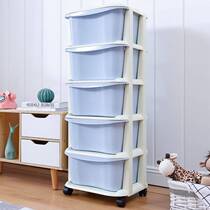 Household multi-layer plastic drawer storage cabinet finishing box Childrens lockers baby toy wardrobe storage box