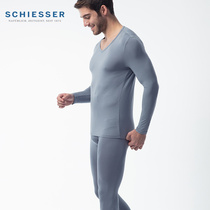 Schiesser Shuja Autumn clothes autumn pants mens spring and autumn season thin Modale thermal underwear suit beating bottom male
