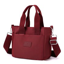 2022 Spring New Universal style Girl Bag Nylon Bute Elegant Purple Bike Stitch Cord Other all sizes Single-shoulder bag Single-shoulder skew