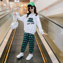 UK next sara girls spring clothing suit 2022 spring new child foreign air trendy sports two sets