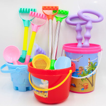 Childrens beach toy shovel and barrel Cassia toy set Boys and Girls baby big sand sand sand play tools