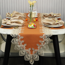 Dream Romance People Table Flag Modern Minimalist Nordic Style High-end Light Extravaganza Superior tea table Flag Decorative Cloth Strip