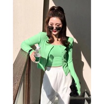 Han Zhe clothing firm womens set Spring two-piece small jacket small sling fashion versatile temperament comfort