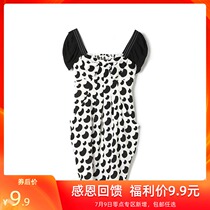 Thanksgiving feedback#9 charm HK0A0062 Bow crescent print temperament dress female summer