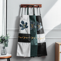 WUXIN maple leaf apron household kitchen waterproof and oil-proof waist women fashion cute Nordic style ins cooking cover