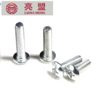 Crown punching drill M4M5 cross large flat head screw galvanized mushroom head screw bolt Big Butt fastener