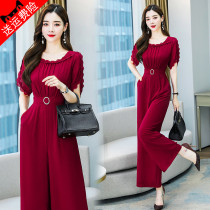 2021 Fashion big code Retro high-end middle and long style Temperament Celebrities womens clothing High level Sensation Casual Goddess Van