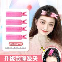Artifact hair root fluffy bangs curling air eight-character hair curling hairpin hair top fluffy clip clip roll