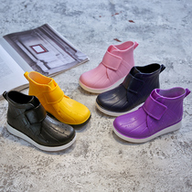 New Japan-ROK Fashion comfort children Rain shoes Men and women Soft Bottom Outdoor Play in Water Scouts Waterproof Shoes Women