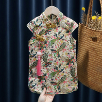 Childrens clothing Girls 2020 new summer fit children Qipao Dress Princess Dresses China Wind Dress Girl Dress Girl Skirt