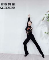 Pride dance suit A43 new national standard dance Latin dance pants high waist small feet show thin ring elastic waist seal design