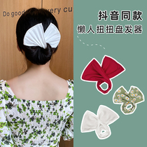 Magic Twist Twist Clip Disc Hairdresser butterfly knot Balls Head God Instrumental Cloth Shake Sound Summer Sloth Hair with disc hair headwear